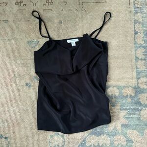 Topshop “silk” Cow Neck Slip Tank
